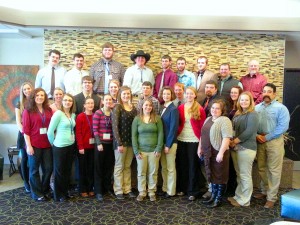 The agricultural students were awarded with 16 plaques during the national contest in St. Cloud Minn. that took place during March 11-14.