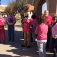 Crowder College hosted Pink Out Day on Oct. 30 at noon to show their support of those who have battled or are still battling breast cancer