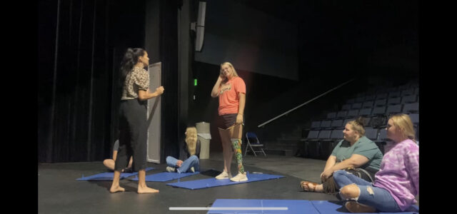 Crowder College Theatre held a workshop during Wellness Week called Practicing Self-Kindness: An Exercise in Drama Therapy.